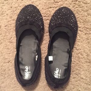 Rhinestone ballet flats size 7